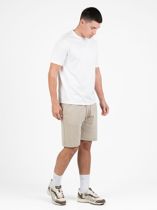 Rebase Men's Stone Beige Bermuda Shorts