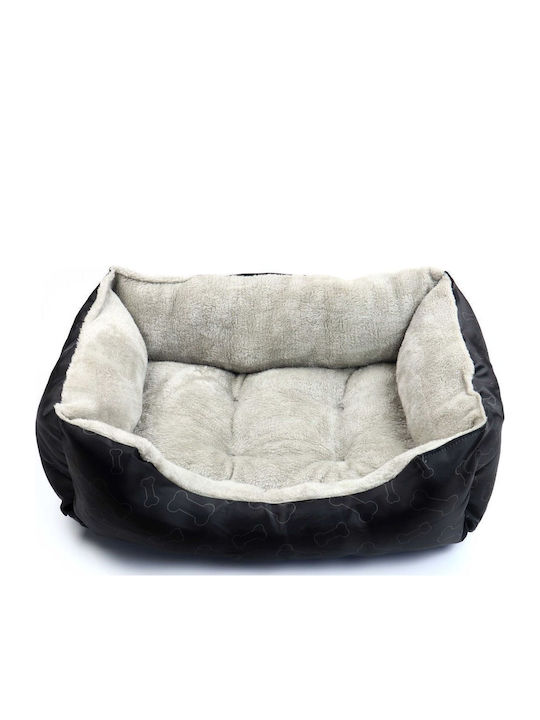 Animal Dog Bed Sofa Black 61x48cm