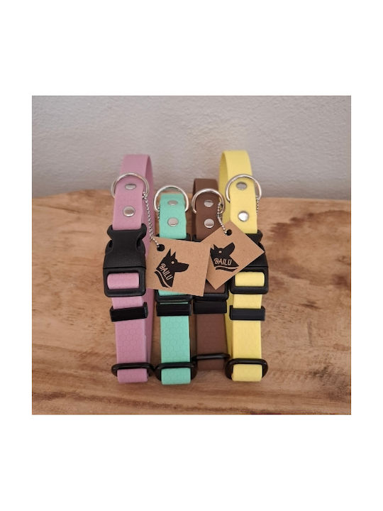 Hundehalsband Hexa Braun Wasserdicht Bailu S 27 37 Breite 2cm