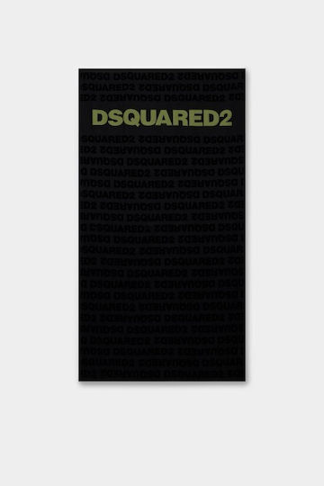 Dsquared2 Πετσέτα Θαλάσσης Μαύρη
