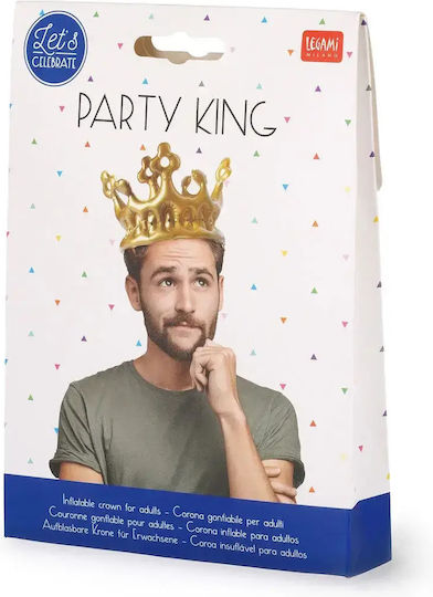 Χρυσό Φουσκωτό Στέμμα Legami Party King Cro0001