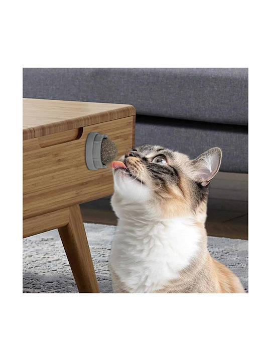 Μπάλα Catnip Γάτας Βάση Γκρι
