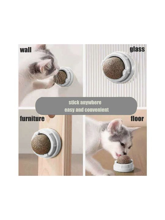 Μπάλα Catnip Γάτας Βάση Άσπρο