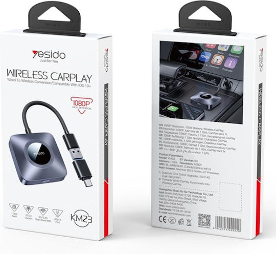Yesido Adaptor Carplay Pentru Mașini