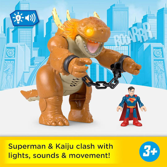 Action Figure Imaginext Superman with Sounds and Light for 3+ Years 25cm