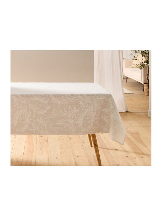 Kipper Kipper Lorenza Beige Tablecloth 140x240cm