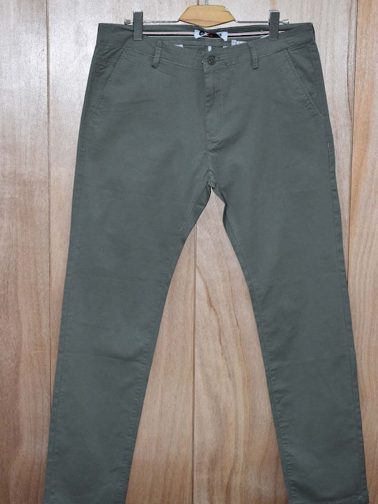 Παντελόνι σε Slim Εφαρμογή Olive