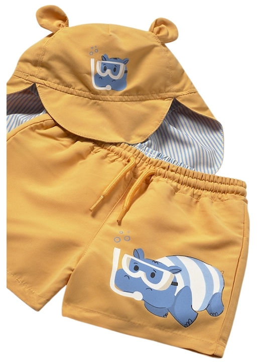 Mayoral Kids Swimwear Swimwear Set Yellow