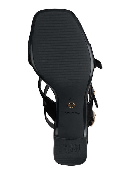 Suede Sandals Black