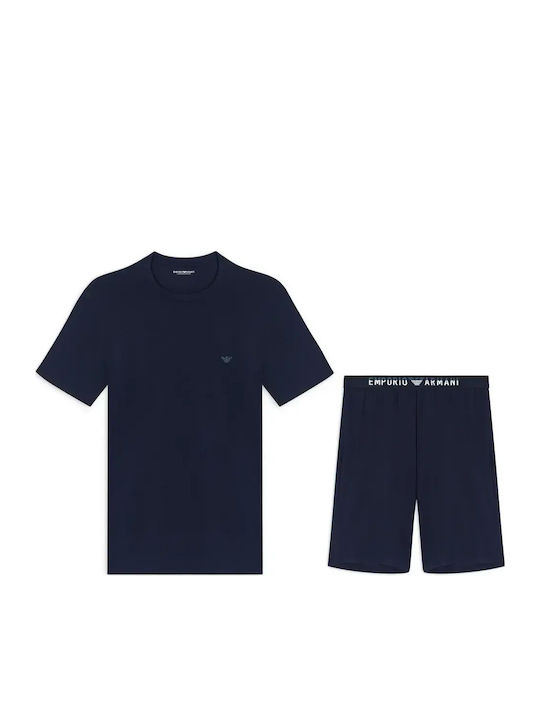 Emporio Armani Summer Men's Pyjama Blue