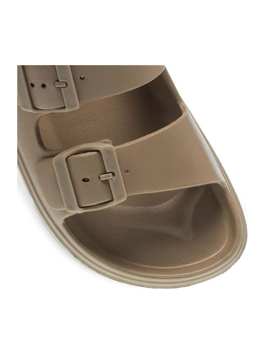 Women's Flat Sandals Brown
