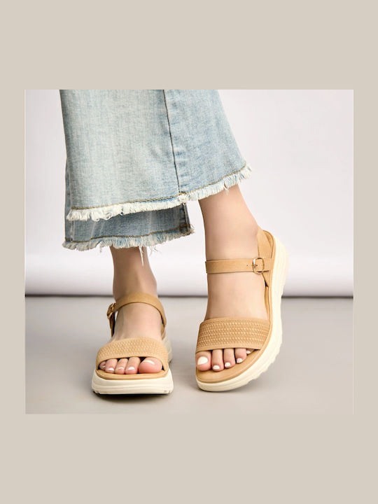 Women's Flat Sandals Brown