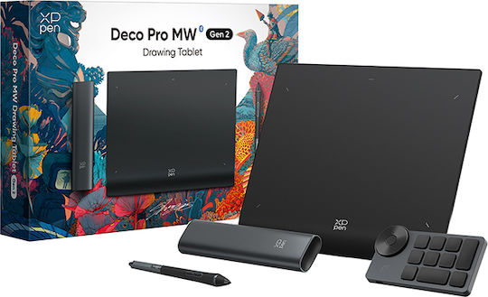 XP-Pen DECO PRO MW Γραφίδα Σχεδίασης χωρίς Οθόνη 9" με Bluetooth
