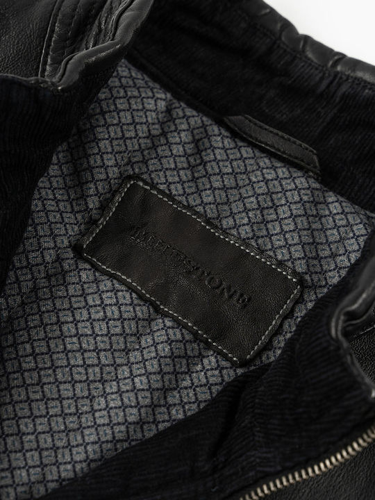 Pepino Leather Jacket Black