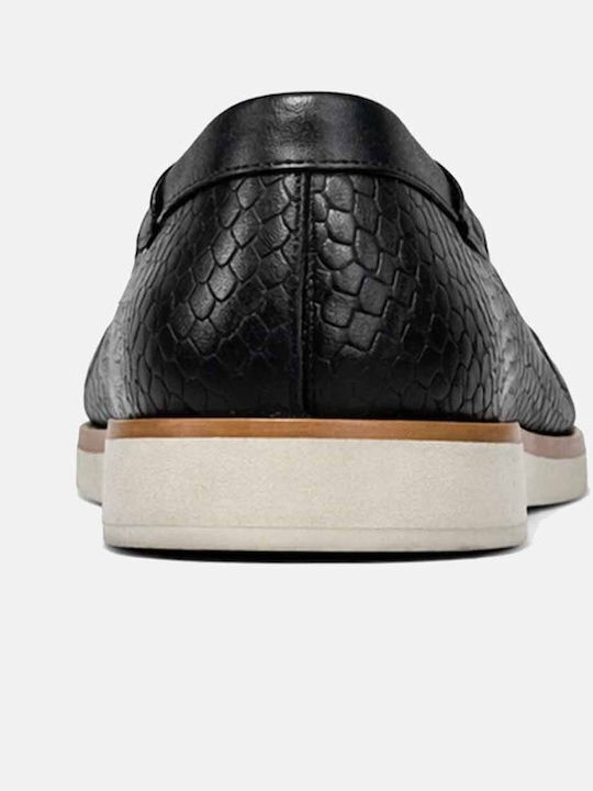 Δερμάτινα Ανδρικά Loafers σε Μπλε Χρώμα