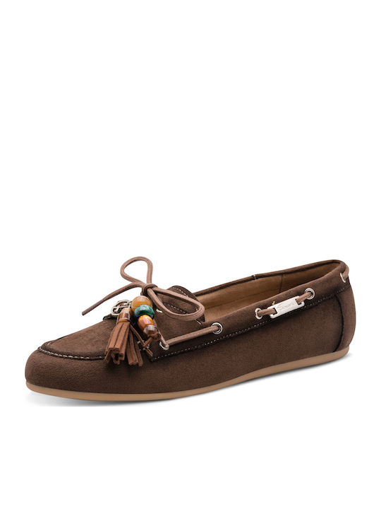 Women's Moccasins in Brown Colour