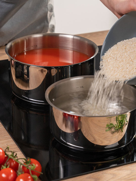 Götze&Jensen Stainless Steel Pots Set 4pcs