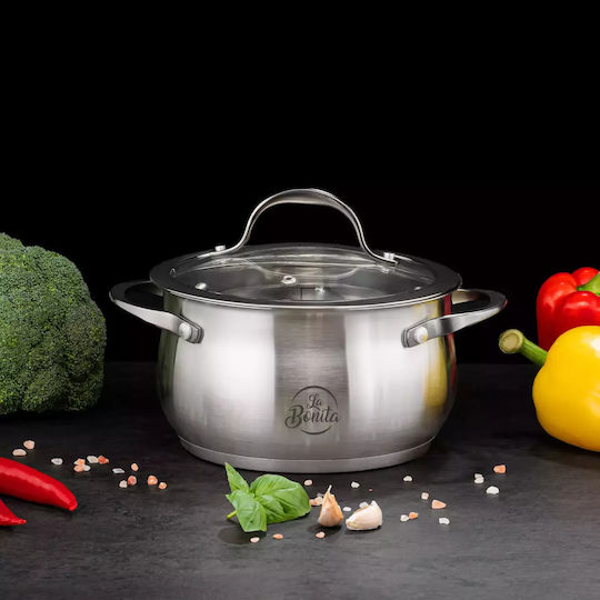 La Bonita Stainless Steel Pots Set 4pcs