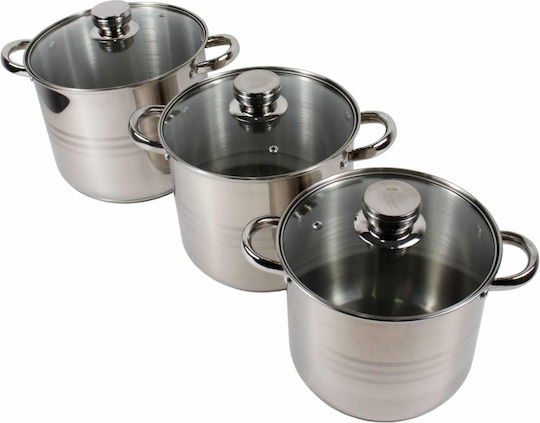 Royalty Line Töpfe Set aus Rostfreiem Stahl 3 Teile