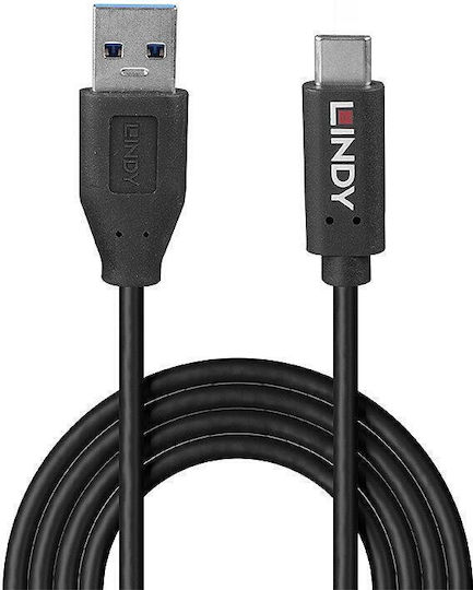 Lindy Cablu USB 2.0 USB-C Masculin - USB-A PD Negru 36972