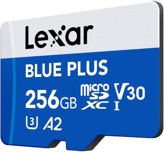 Lexar Plus microSDHC 256GB U3 V30 A2 UHS-I 170MB/s mit Adapter