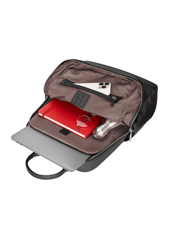 Moleskine Classic Leather Τσάντα Πλάτης για Laptop 15" σε Μπλε χρώμα