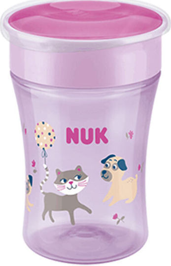 Nuk Baby- und Kleinkindbecher Cup Evolution Magic aus Kunststoff Rosa 230ml für 8 Monate+