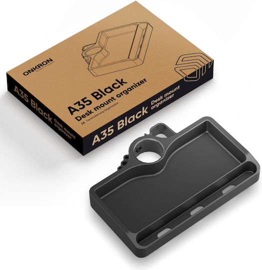 Desk Mount Acc Organizer Black A35-b Onkron