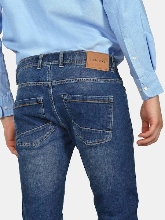 Men's Elastic Jeans Pants