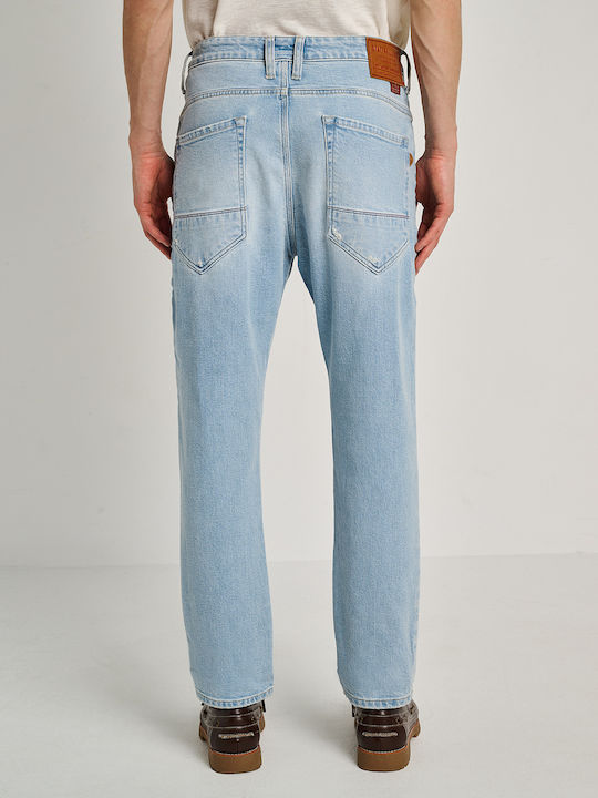 Herren Jeanshose mit Regulär Anwendung Hellblau
