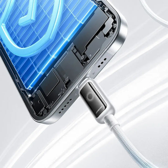Joyroom S-A55 StarFlight USB-C zu Blitzkabel 30W Weiß 1,2m