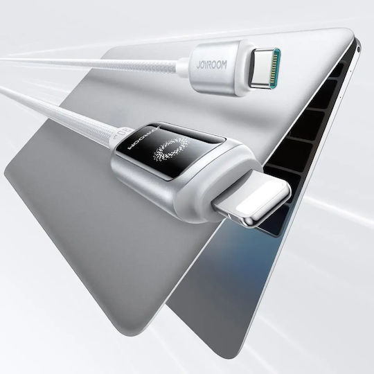 Joyroom S-A55 StarFlight USB-C zu Blitzkabel 30W Weiß 1,2m