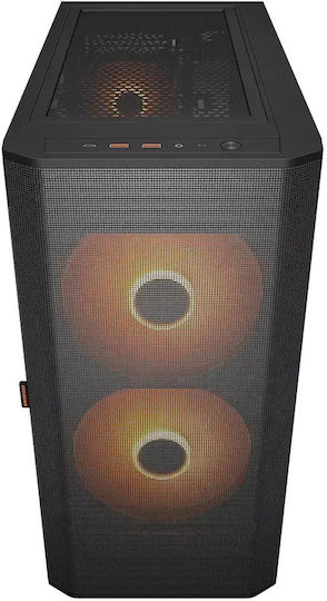 Cougar Airface FLO RGB Middle Tower Carcasă PC Neagră