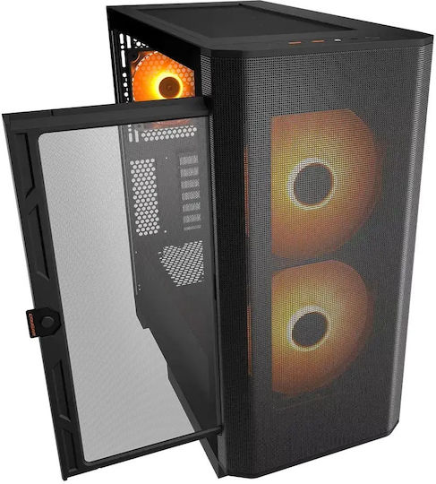 Cougar Airface FLO RGB Middle Tower Carcasă PC Neagră