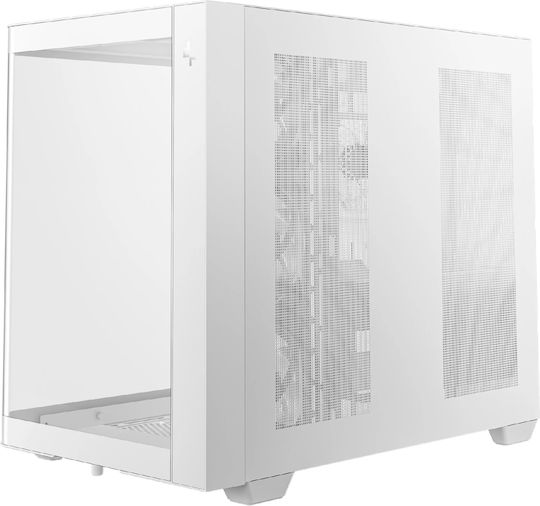 Deepcool CG530U 4F Gaming Midi Tower Кутия За Компютър Със Страничен Прозорец И ARGB Осветление Бяла