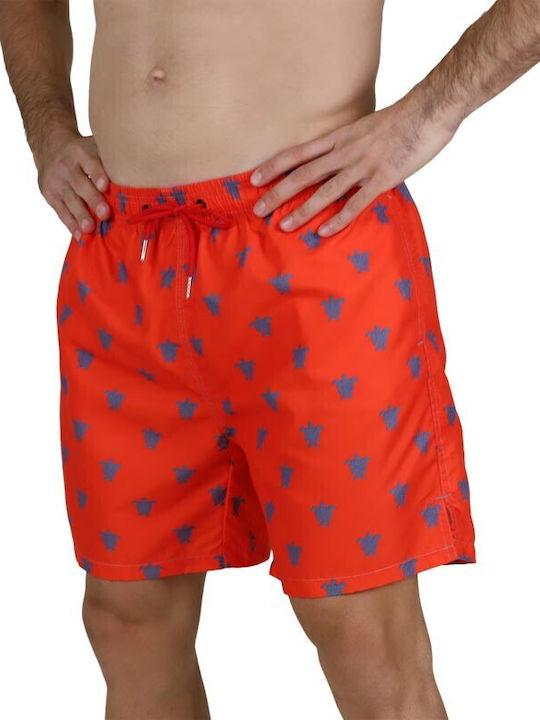 Herren-Bademode Kurze Hosen Orange