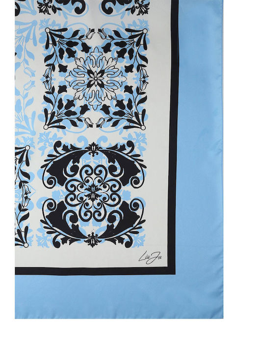 Liu-jo Foulard Pareo Lt Blue Γυναικείo Παρεό Φουλάρι Γαλάζιο 2a6047t2745-p9224