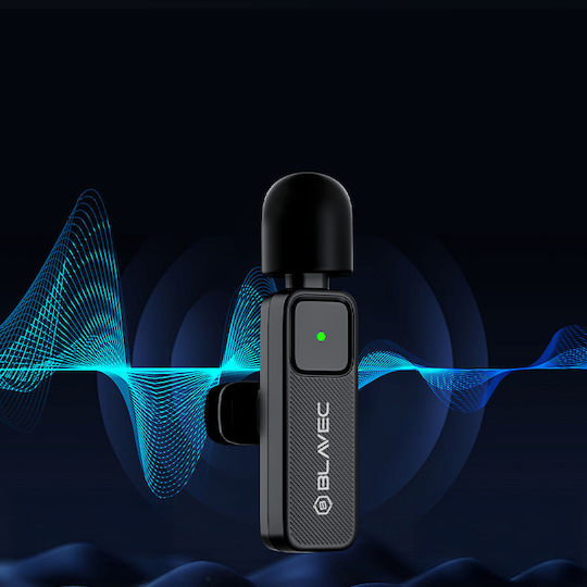 Blavec LMMK01-B Set Microfon Lavalier Wireless Clip On pentru Cameră