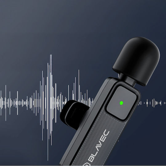 Blavec LMMK01-B Set Microfon Lavalier Wireless Clip On pentru Cameră