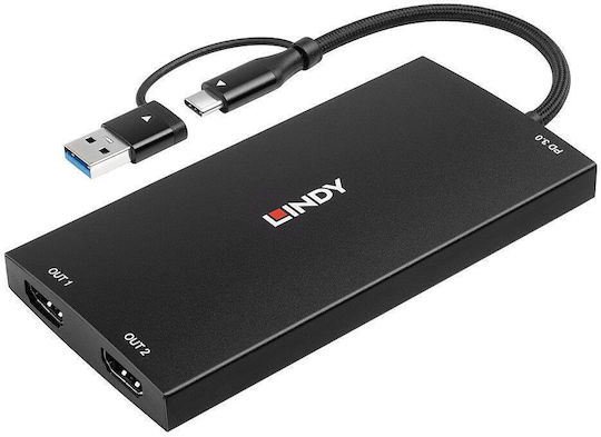 I O Converter Usb-c/a To Hdmi/43430 Lindy