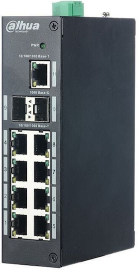 Dahua PFS3110-8ET-96 v2 Неуправляем L2 Суич с 8 Ethernet порта