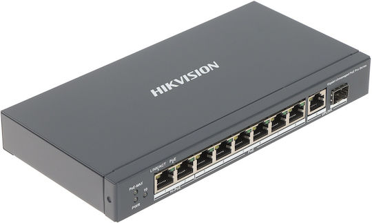 Hikvision DS-3E0510HP Unmanaged L2 PoE++ Switch with 9 Gigabit (1Gbps) Ethernet Ports