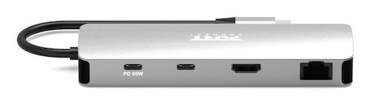 Port Designs USB-C Докинг Станция Сив