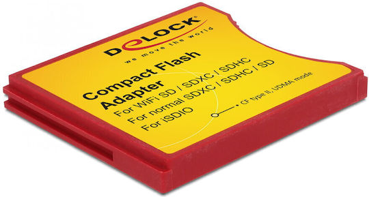 Delock Компакт Флаш Тип II към iSDIO WiFi SD SDHC SDXC Адаптер Delock 62542