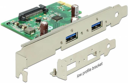 DeLock DeLock PCIe Card with 2 USB 3.0 Ports