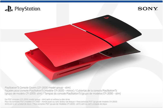 Ps5 Sony Abdeckung Hyperpop Techno Rote
