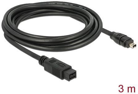 DeLock FireWire Cable 4-pin male to 9-pin male 3m