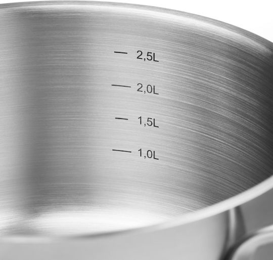 Gerlach Ambiente Oală Marmită Oțel Inoxidabil 7lt 24cm