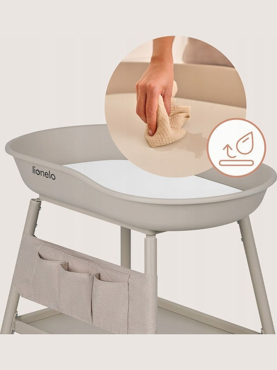Lionelo Αλλαξιέρα Ταξιδίου από Ύφασμα Beige Sand