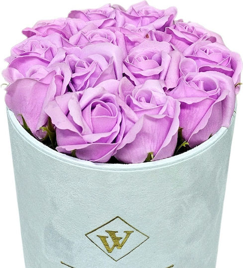 Premium Gift Set Lilac Soap Roses V.v Love Fragrance Raffaello